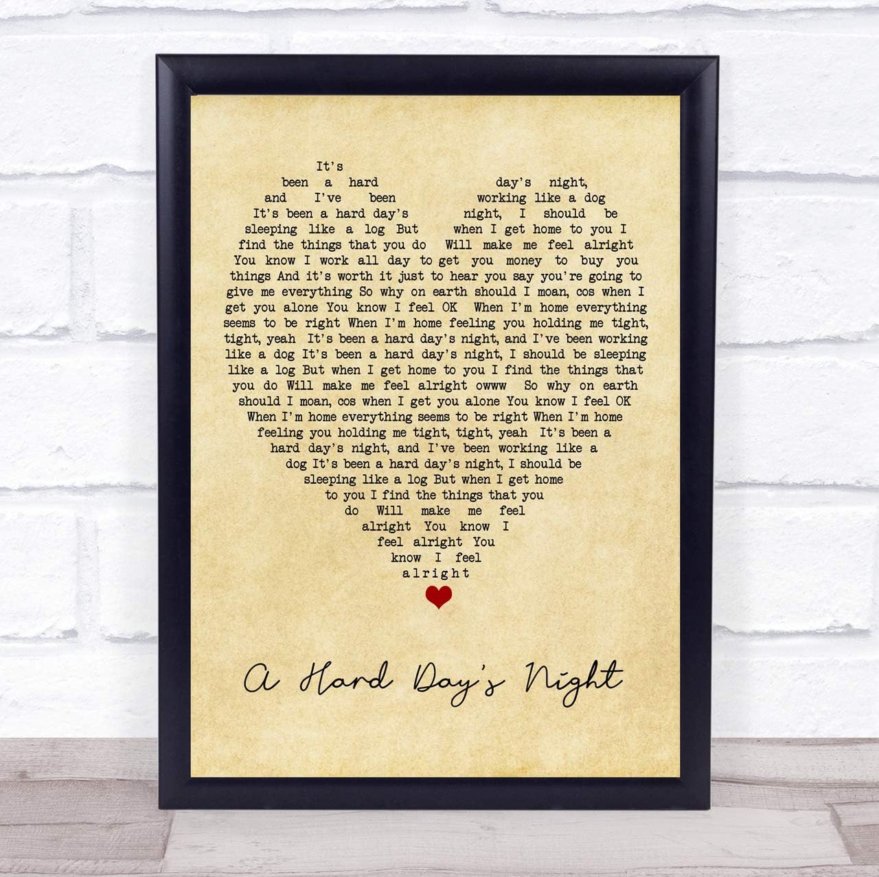 Amazon Com A Hard Day S Night Vintage Heart Quote Song Lyric Art Music Quote Gift Poster Print Office Products Amazon Com A Hard Day S Night Vintage Heart Quote Song Lyric Art Music Quote Gift Poster Print Office Products