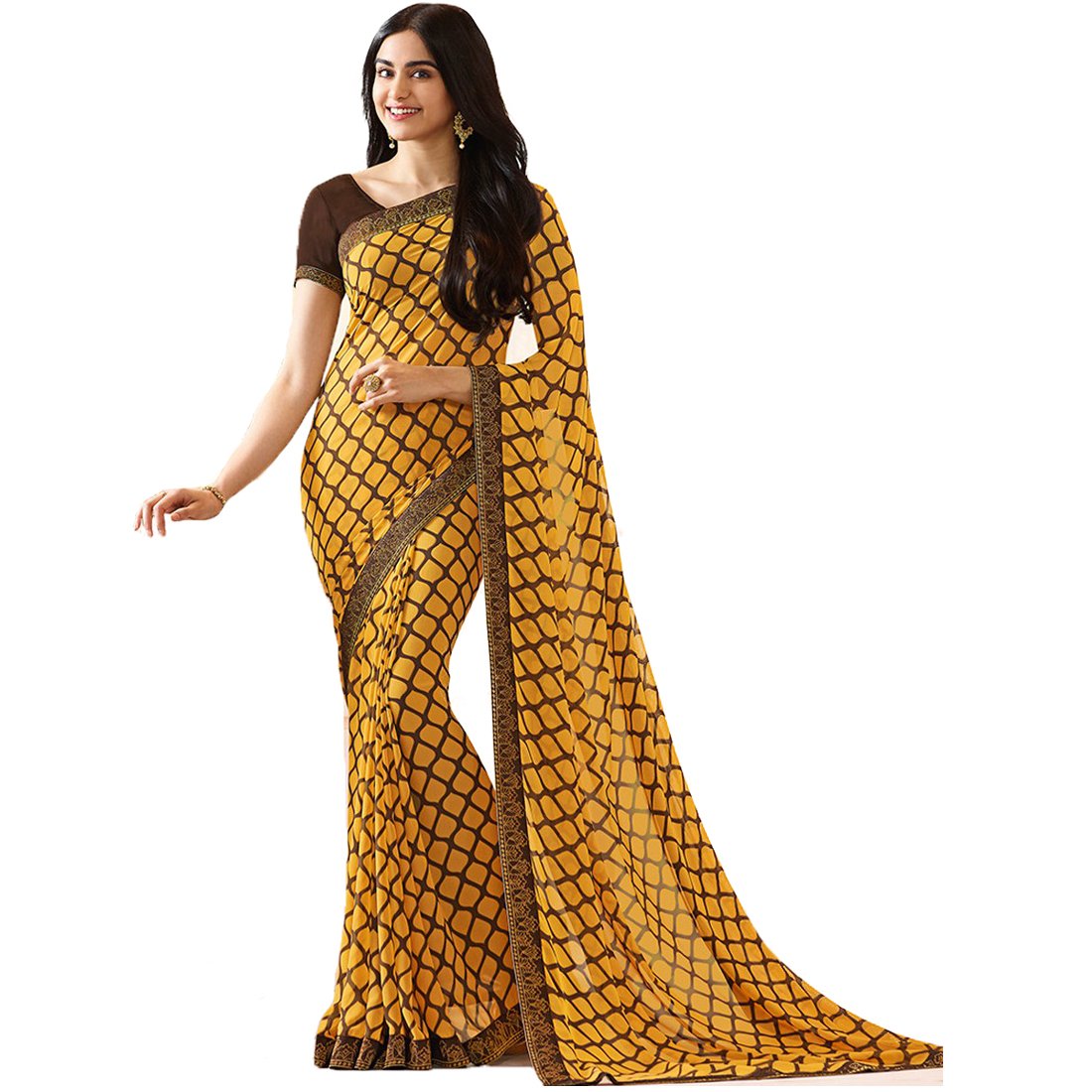 RAJESHWAR FASHION WITH RF Women’s Pure Silk Georgette Printed Sarees For Women With Jacquard Work Lace Border & Blouse Piece (Multicolored_Free Size 6.30 Mtr) RAJESHWAR FASHION WITH RF Women’s Pure Silk Georgette Printed Sarees For Women With Jacquard Work Lace Border & Blouse Piece (Multicolored_Free Size 6.30 Mtr)