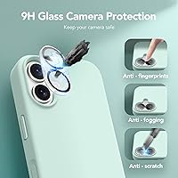 Vista 163 de GONEZ Funda para iPhone 14 Pro, compatible con Magsafe, con protector de pantalla + protector de lente de cámara, forro de microfibra suave