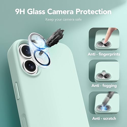 Miniatura 163 de GONEZ Funda para iPhone 14 Pro, compatible con Magsafe, con protector de pantalla + protector de lente de cámara, forro de microfibra suave