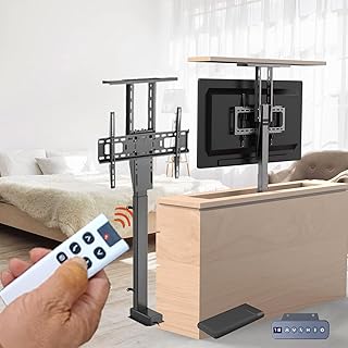 Motorized TV Lift Bracket, Adjustable TV Mount Bracket, TV Motorized Lif...