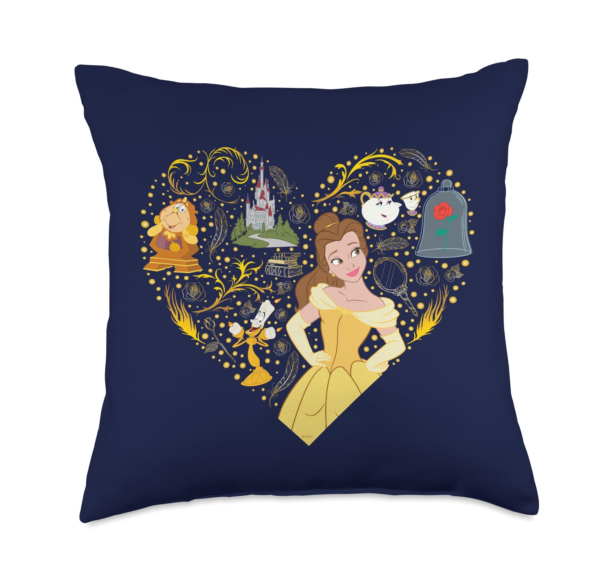 Coussin Disney Princess Belle idée cadeau anniversaire pour fille passionnée