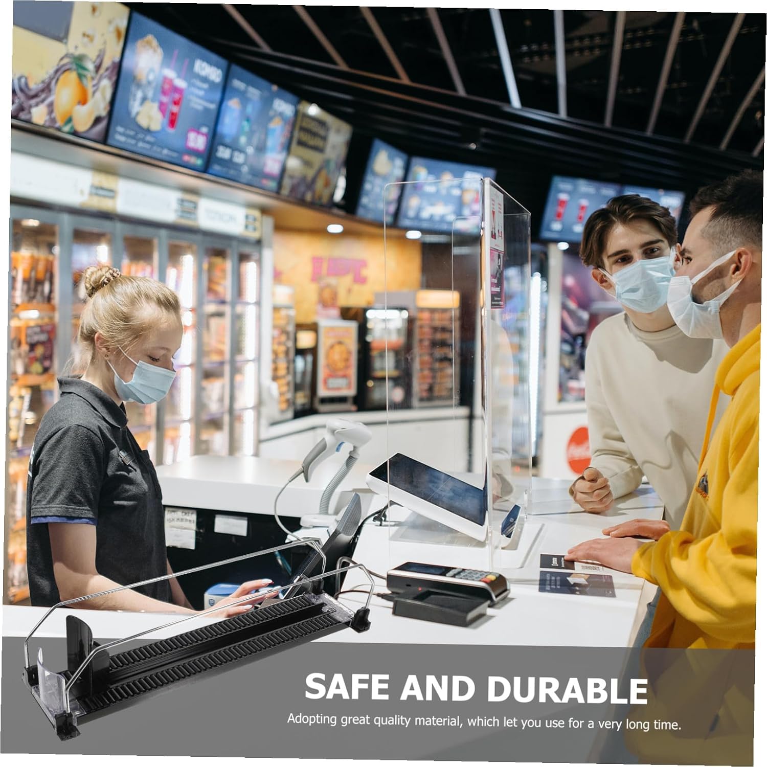 SECFOU Convenience Store Beverage Pusher Automatic Organizer for Vending Machine Freezer Drink Propeller for Neat Product Display and Easy Installation