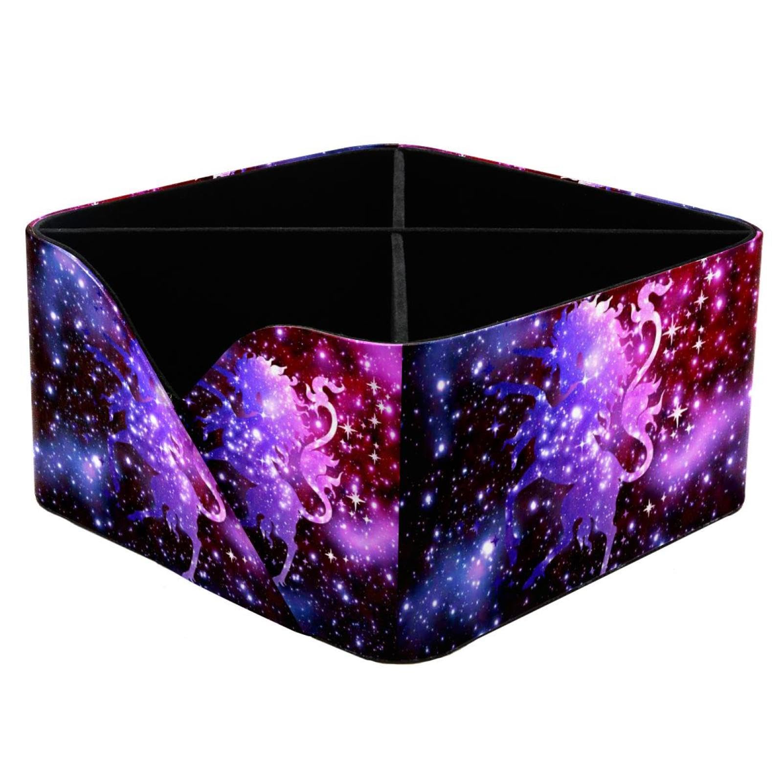 Organiseur de bureau Nebula Galaxy avec 4 compartiments et porte-crayons noir