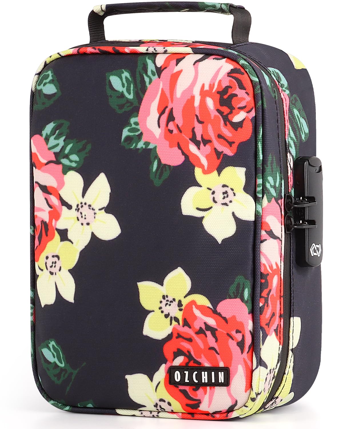 OZCHIN Smell Proof Bag with Combination Lock File Organizer Case Container Medicine Odorless Storage Lock Box Great Gift for Friend