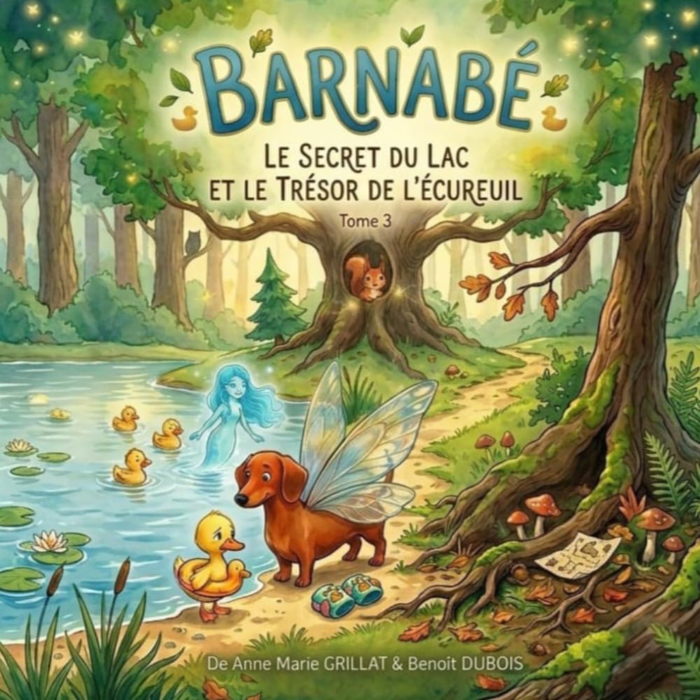 BARNABE LE TECKEL FEE : Le secret du lac et le trésor de l'écureuil: TOME 3