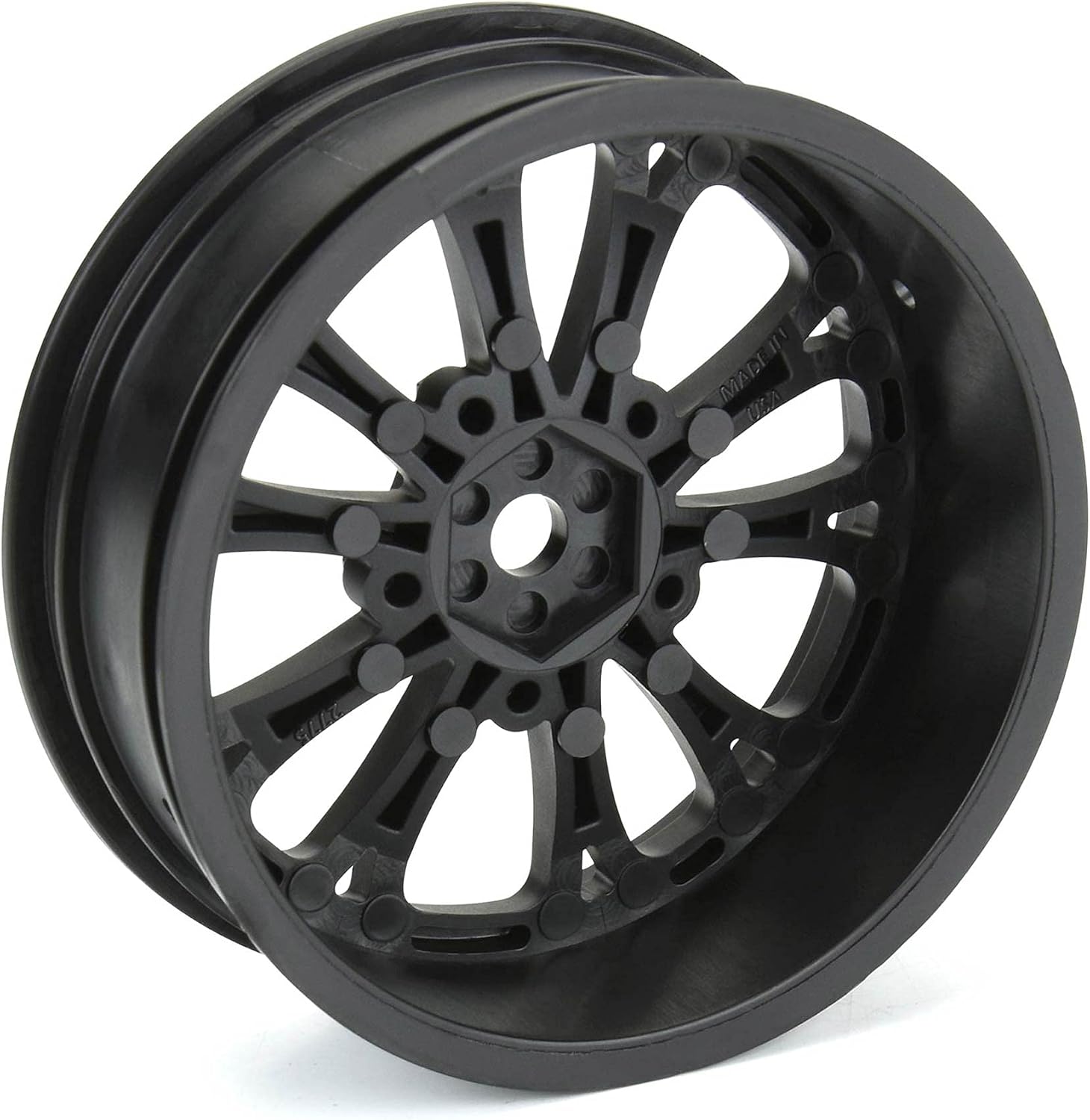 Pro-Line Racing 1/10 Pomona Drag Spec Front 2.2" 12mm Drag Wheels (2) Black, PRO277503