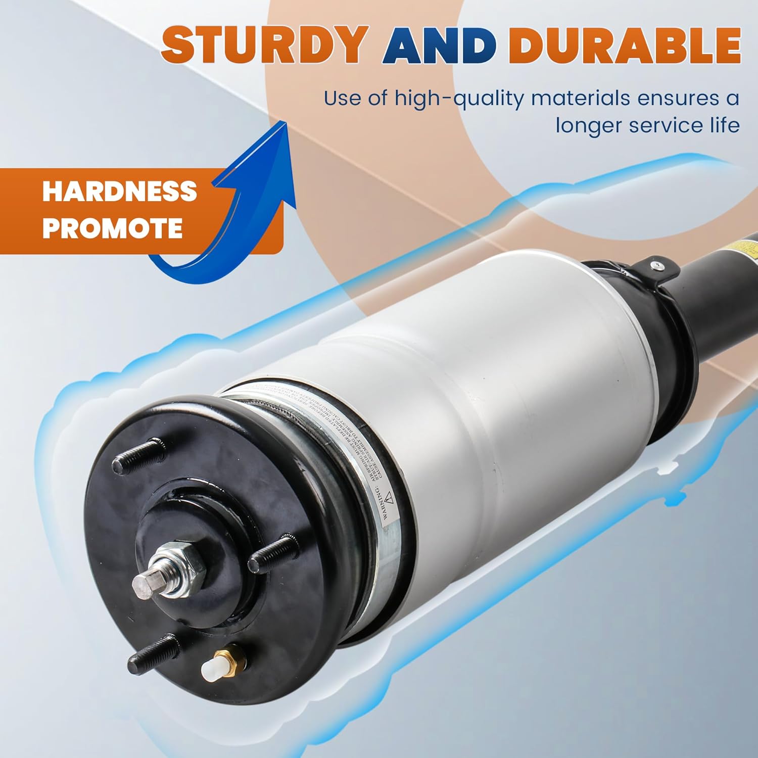 2x Front Air Suspension Strut Spring Shock Absorbers Compatible for Land Rover LR3 LR4 Range Rover Sport RNB501250, RNB000858, RNB501180, RNB501580 (Left and Right)