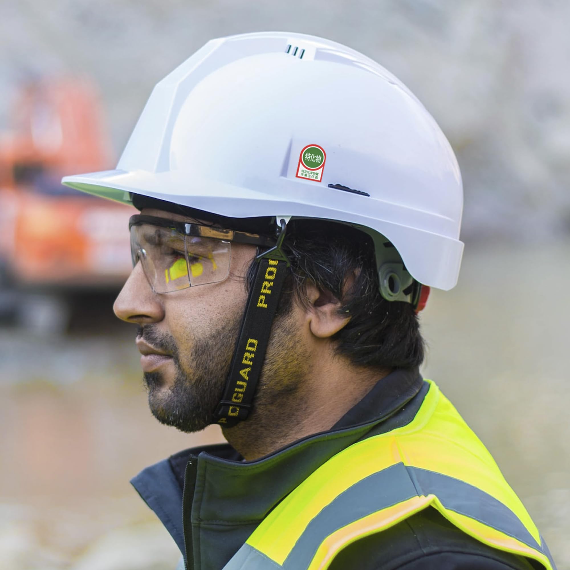 Amazon | 日本緑十字社 ヘルメット用ステッカー HL-8 特定化学