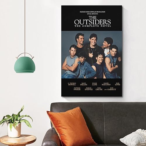 Miniatura 4 de SHOKHI Póster de película The Outsiders, póster retro para adolescentes y adolescentes, póster retro, pintura decorativa, pósteres de pared e