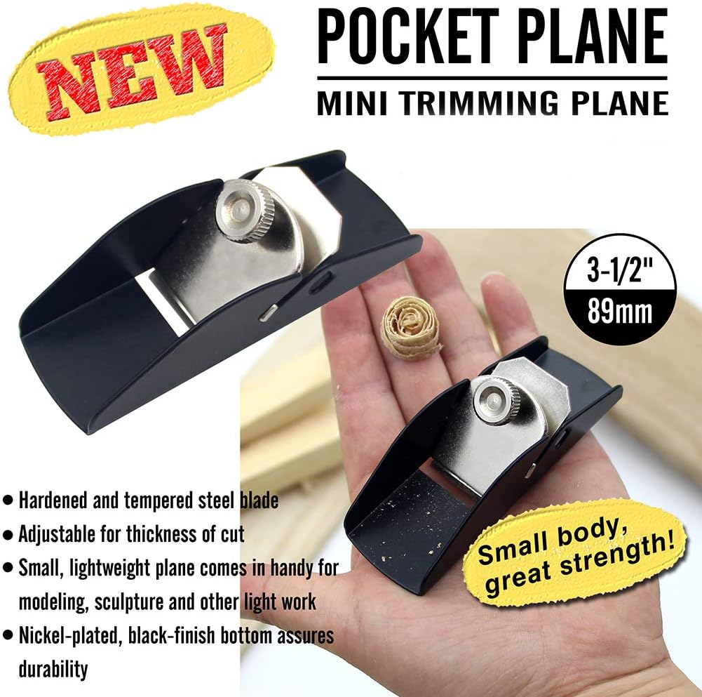 Woodworking Wood Trimming Plane Hand Planer Carpenter Tools Cutting
