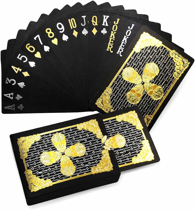 giftmoda Kuru Kafa Tasarımlı İskambil Oyun Kartı