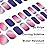 Nailog Semi Cured Gel Nail Strips 34 pcs | Long Lasting Nail Polish Sticker Wraps with Glossy Gel Finish | at Dust