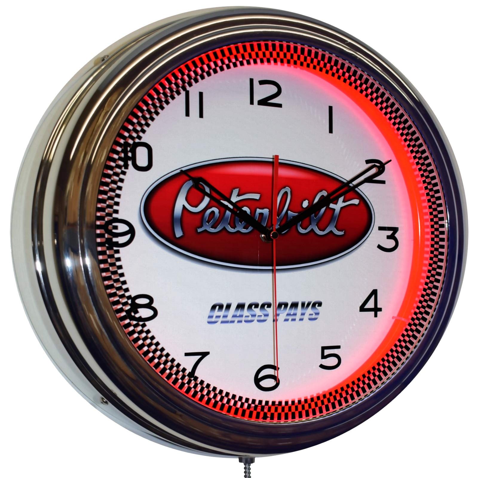 Amazon.com: Peterbilt Motors Neon Advertising Clock Man Cave