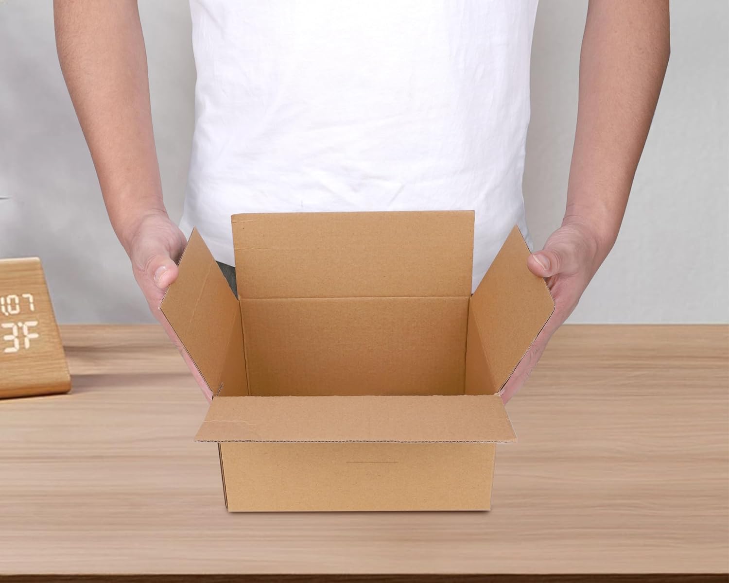 PACKINGGOODS Shipping Boxes, Small Corrugated Cardboard