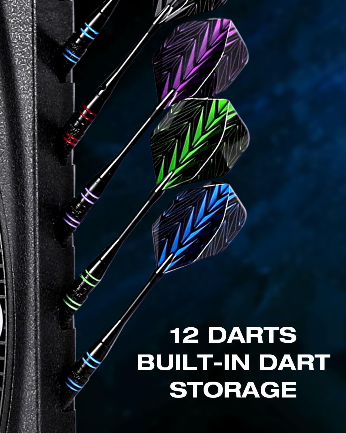 Electronic dartboards for Adults, Dartboard Electronic with Bright Score Display, Multiple Games, and Durable Design-Perfect for Family Fun and Competitions-Includes Soft Tip with 12 Darts