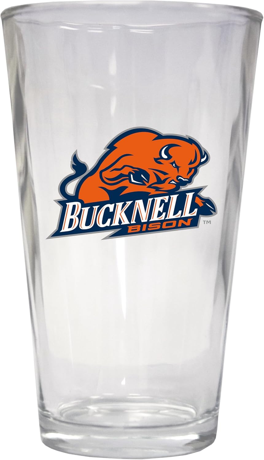 Vaso de vidrio Bucknell University 16 oz con logo oficial