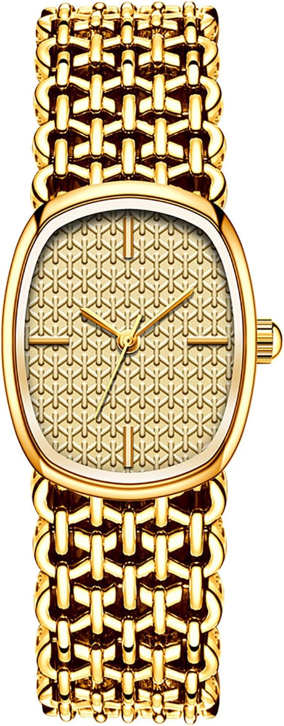 BESTKANG Dainty Watches for Women Vintage Bracelet Retro Wrist Watch Elegant Luxury Fashion Ladies Oval Quartz with Tools Included