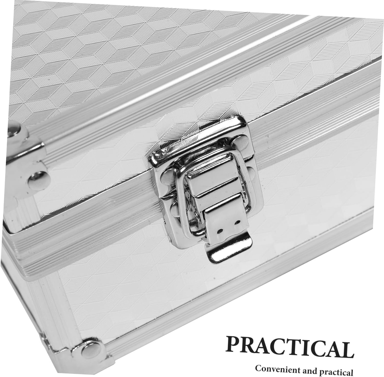 Luxshiny Microphone Storage Case Pre-Cut Foam Dual Aluminum Alloy Holder for Ktv and Parties Shock-Absorbing for Travel and Outdoor Use