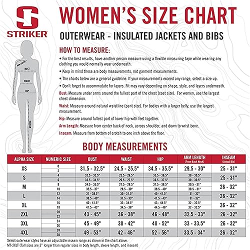 Miniatura 7 de Striker Women's Prism Durable Water-Resistant Insulated Outdoor Ice Fishing Jacket with Sureflote Flotation Technology