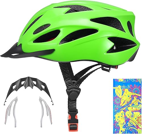 Miniatura 8 de Zacro Casco de bicicleta para niños, niños y niñas, para niños y niñas, para edades de 5-88-14 años, ajuste de dial y visera desmontable, casco de
