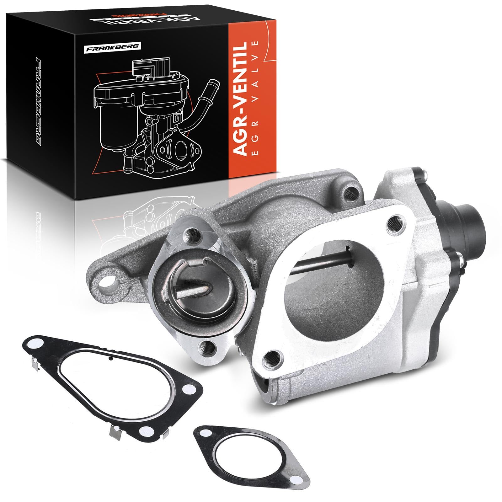 Frankberg Valvola EGR Compatibile con Megan.e II BM0/1 CM0/1 1.9 dCi Laguna II Grandtour KG0/1 1.9 dCi Laguna II BG0/1 1.9 dCi Grand Vitara II JT TD TE 1.9 DDiS AWD Scénic II JM0/1 1.9 dCi 8200507299