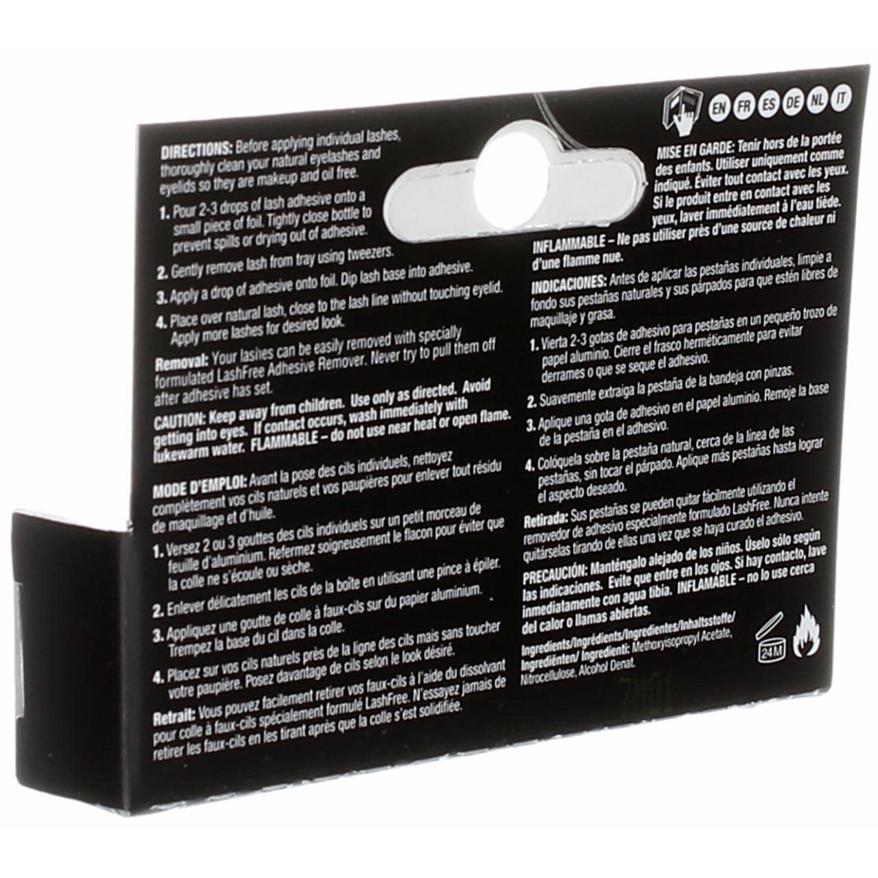 Ardell Lashtite Adhesive Clear 0.12 Ounce Bottle (Black Package) (3.7ml) (Pack of 2)