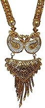 Sajo Fashion Trendy Gold Plated Neclace Set For Women With Earring