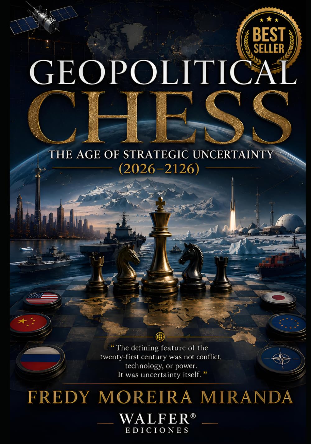 Geopolitical Chess: The Age of Strategic Uncertainty (2026–2126)": "The defining feature of the twenty-first century was not conflict, technology, or power. It was uncertainty itself.