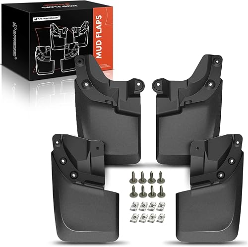 A-Premium Guardabarros antisalpicaduras, guardabarros con accesorios de hardware compatibles con Toyota Tacoma 2023-2016, no es compatible con SR,