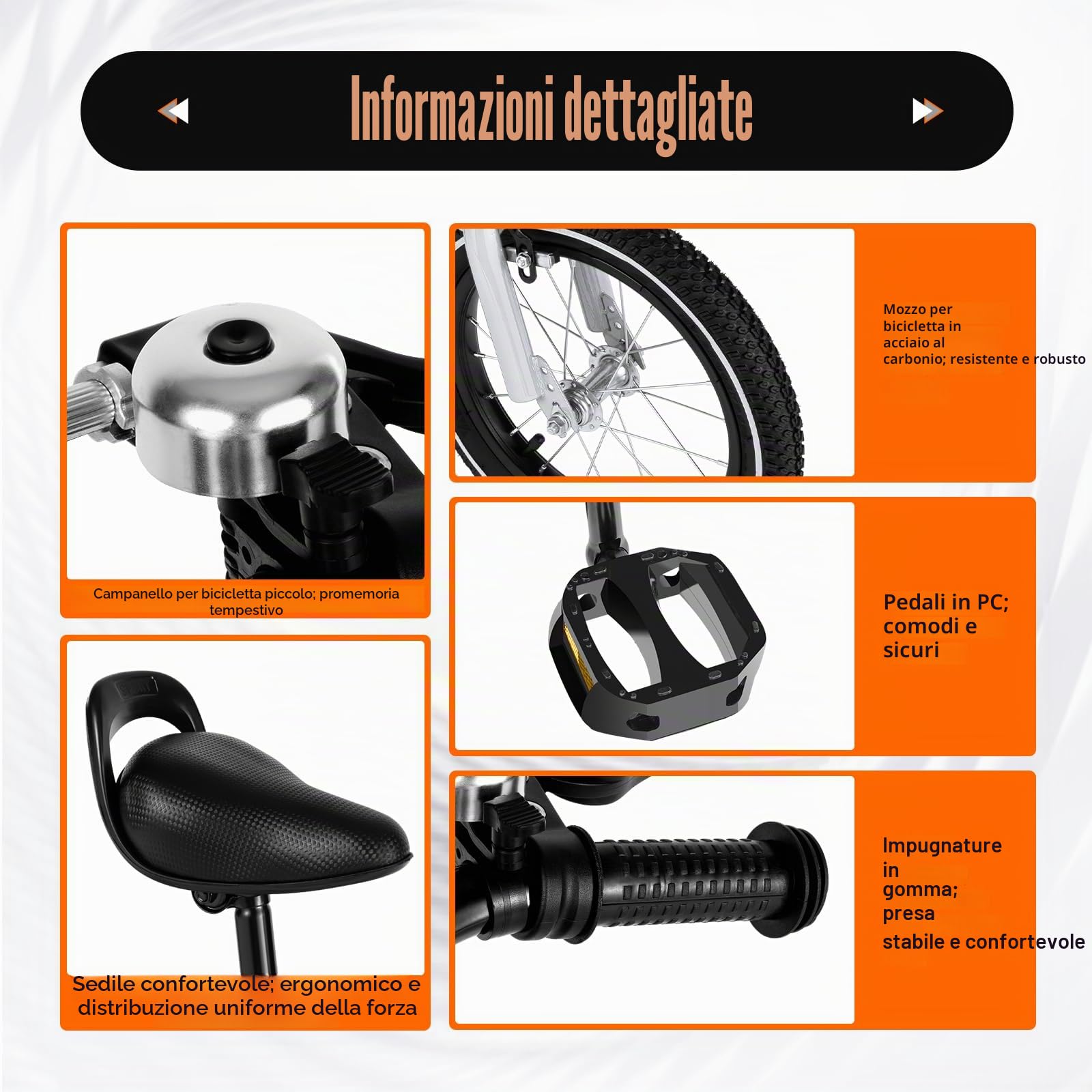 Bicicletta per bambini da 14 pollici bici per bambini con seggiolino e ruote stabilizzatrici& cestino Bike per bambini da 3 a 7 anni