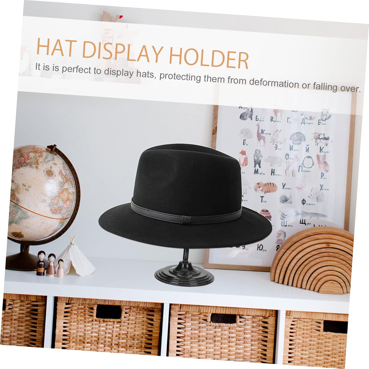 Cap Hanger Hat Display Stand for Baseball Caps Plastic Hat Holder Wig Stand for Decoration