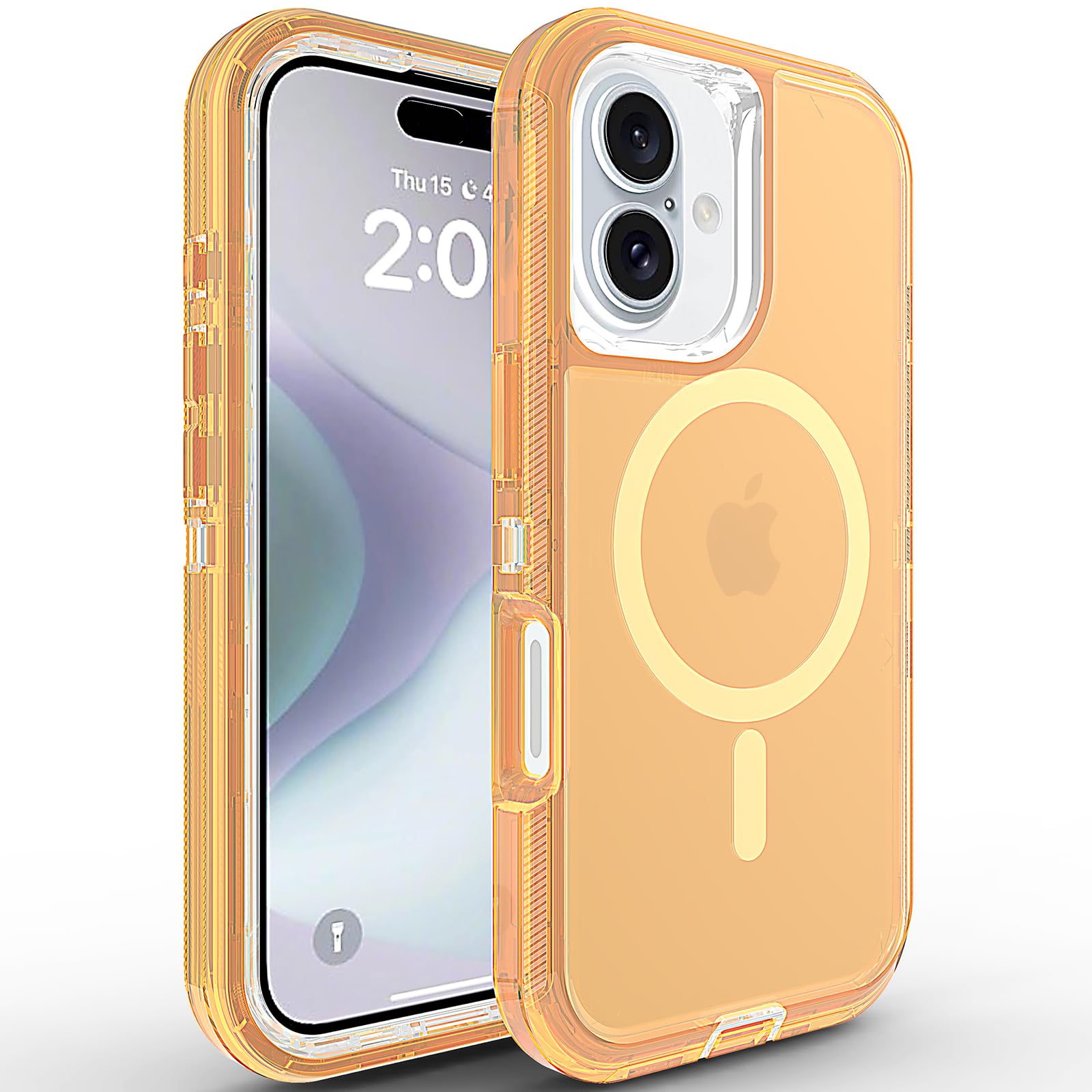Coque iPhone 16 Plus MagSafe transparente et magnétique antichoc - 8