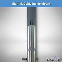 Vista 6 de Proxicast Adaptador de Antena Starlink para Monturas de Antena J-Max - Acoplador de Acero Inoxidable para Antena de Plato Satelital Rectangular