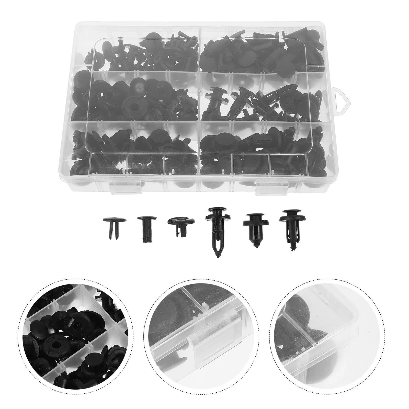 Viti e accessori 120 Pz. Fermo Per Auto Clip In Plastica Per Paraurti Per Fissaggio Automatico Elementi Di Per Pannello Porta Automobilistico