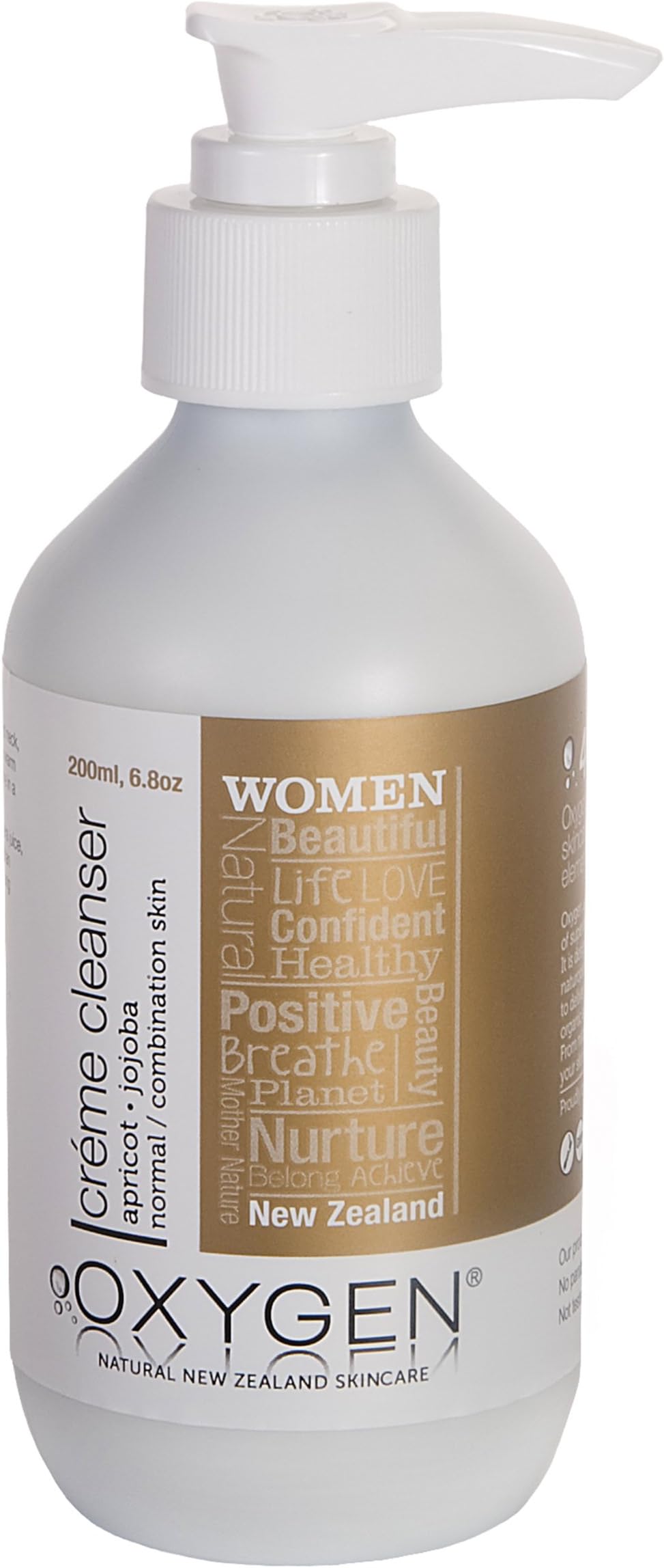 Oxygen Women Creme Cleanser with Apricot and Jojoba for Normal/ Combination Skin 200ml