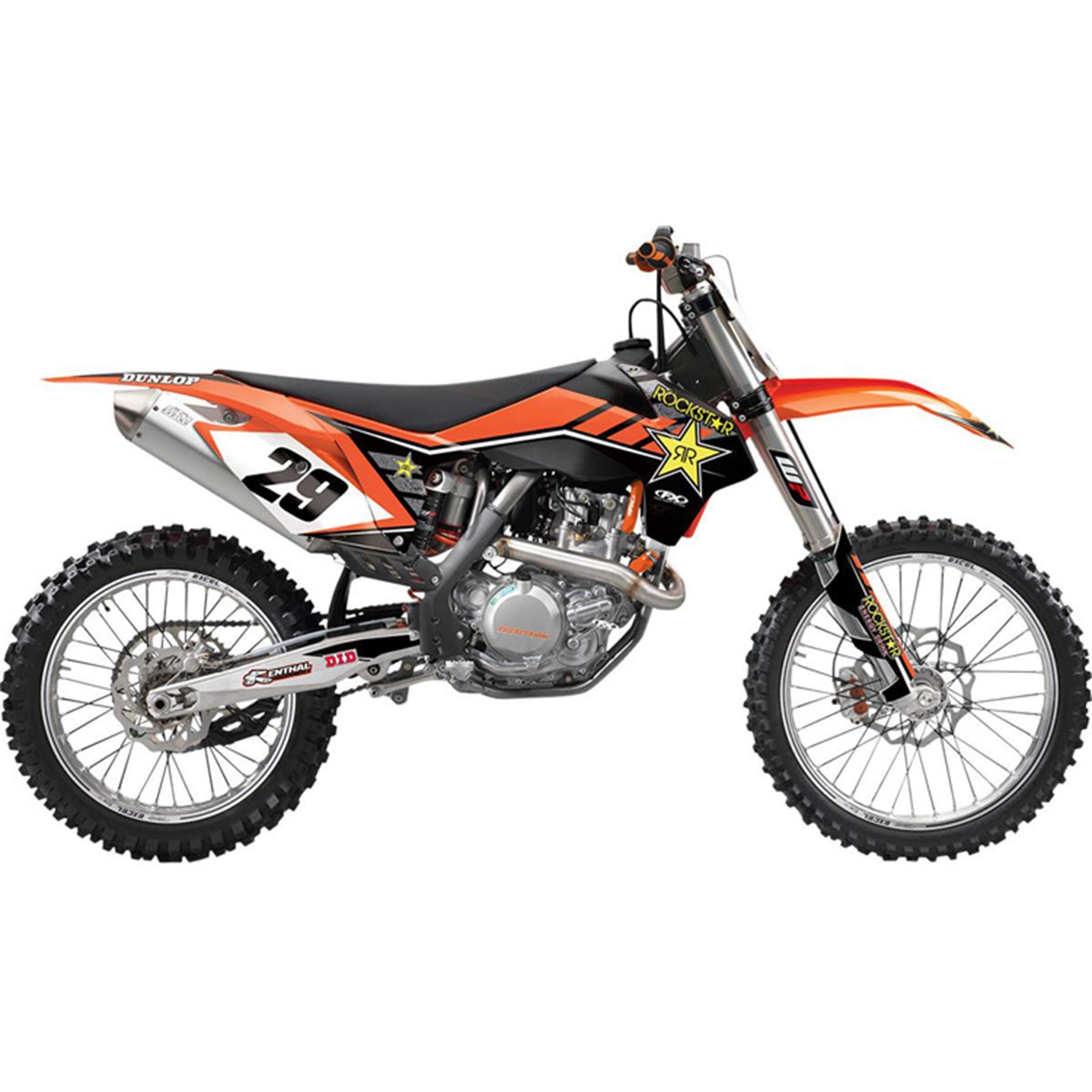 Rockstar Energy 2016 Graphics Kit Fits 2016 Ktm 350 Sx