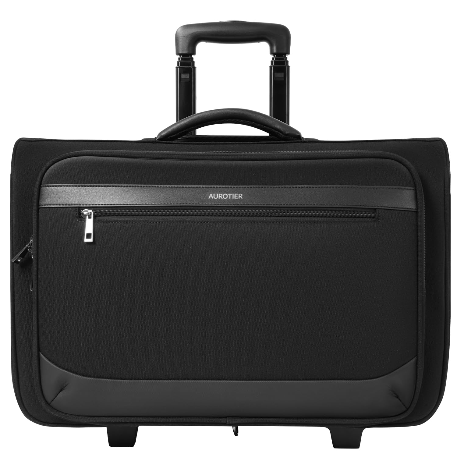 rolling garment bags for travel, built-in hanging feature, wheeled business suitcase with 17 inch laptop compartment, lockable carry on luggage for men and women with wheels