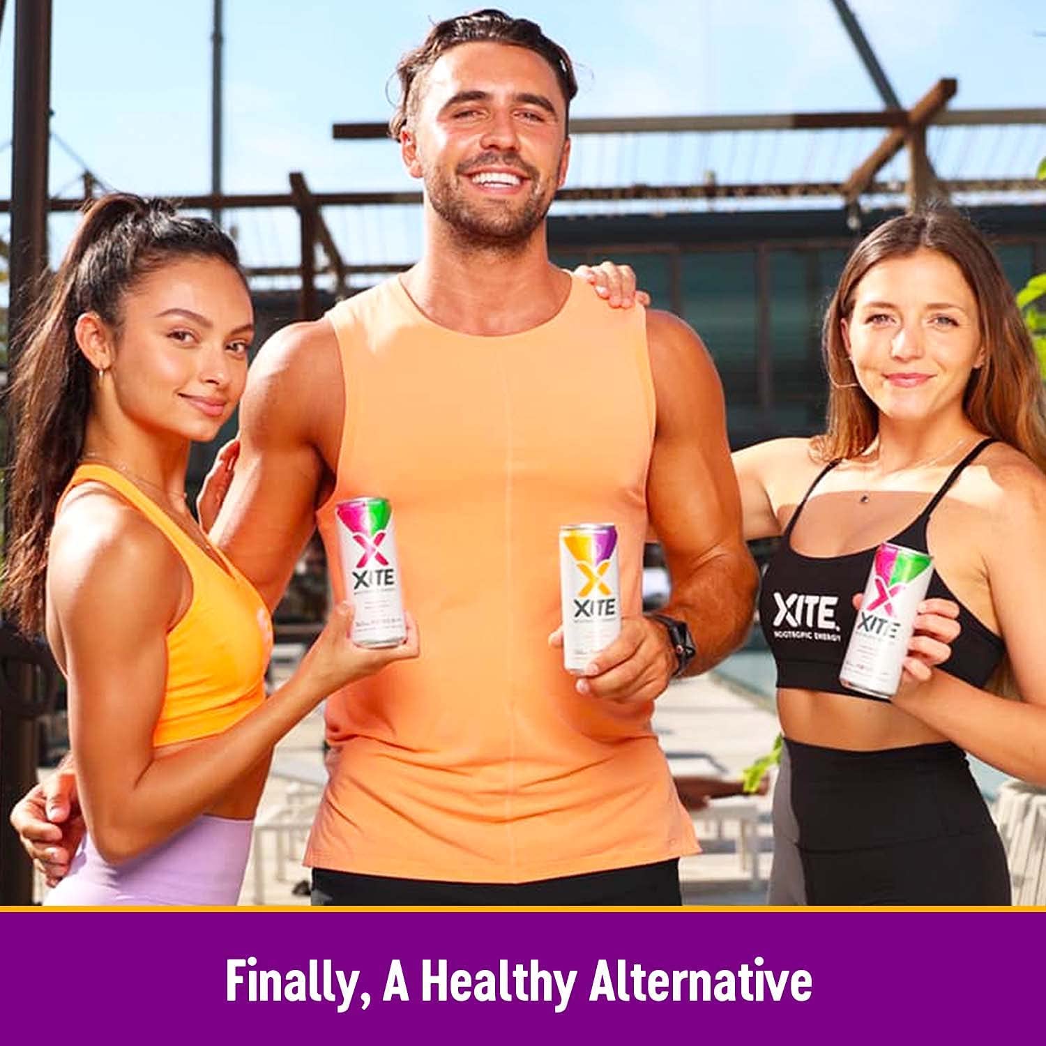 Buy XITE Nootropic Energy Drink, Original (24Pack, 330ml) Vegan Pre