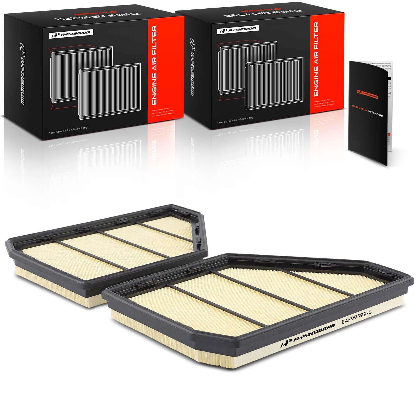 Amazon.com: A-Premium 2-PC Engine Air Filter Compatible with BMW