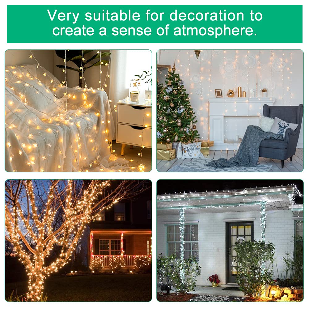 WHC 100 Pcs Crochet Gouttière En PP Crochet Gouttière Guirlande Attache