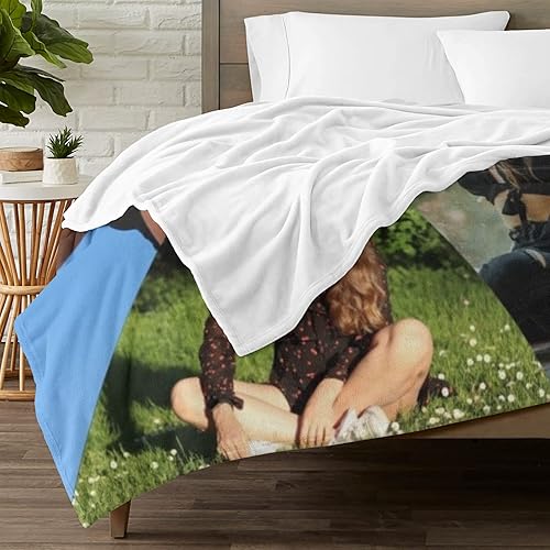 Miniatura 3 de Regalo para mamá, esposa, manta personalizada con 6 fotos, manta personalizada con imagen para familia, amigo, padre, madre, Navidad, cumpleaños,