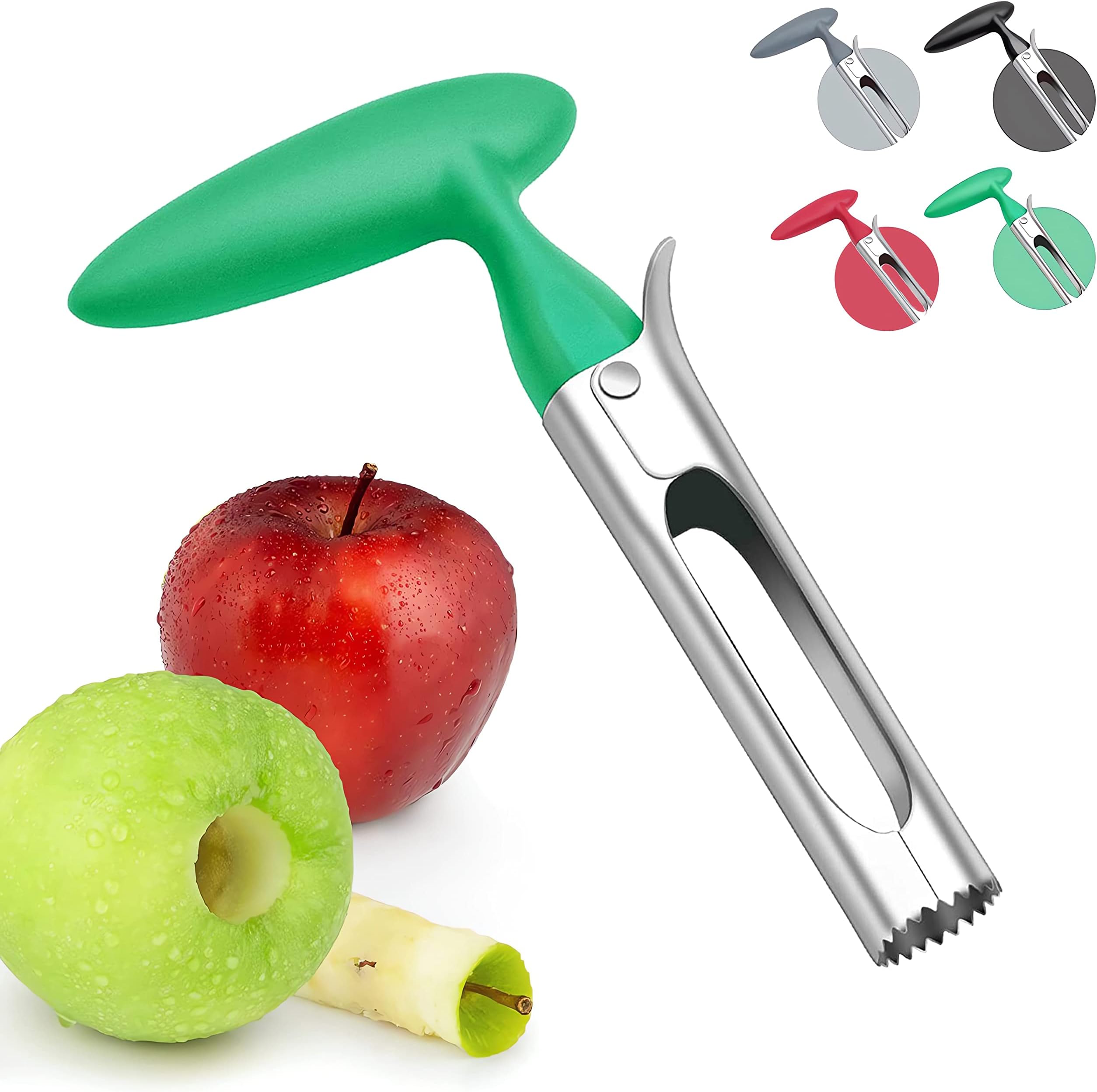 Asdirne Apple Corer, Apple Corer Remover with ABS Handle, Serrated