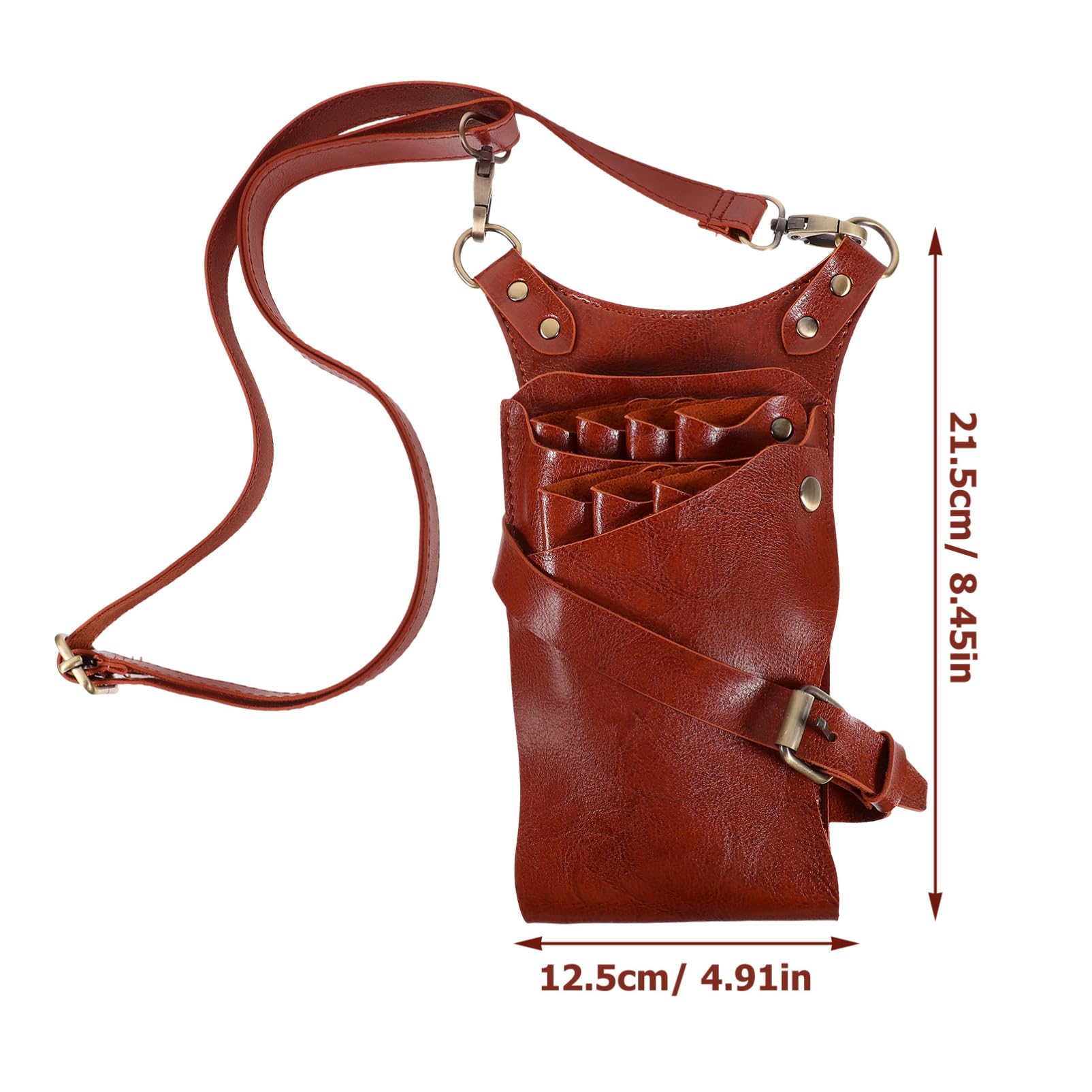 IWOWHERO Detachable Salon Barber Comb Pouch Scissors Bag for Hairdresser Scissors Pocket Hairdressing Toolkit Stylist Pouch Holder