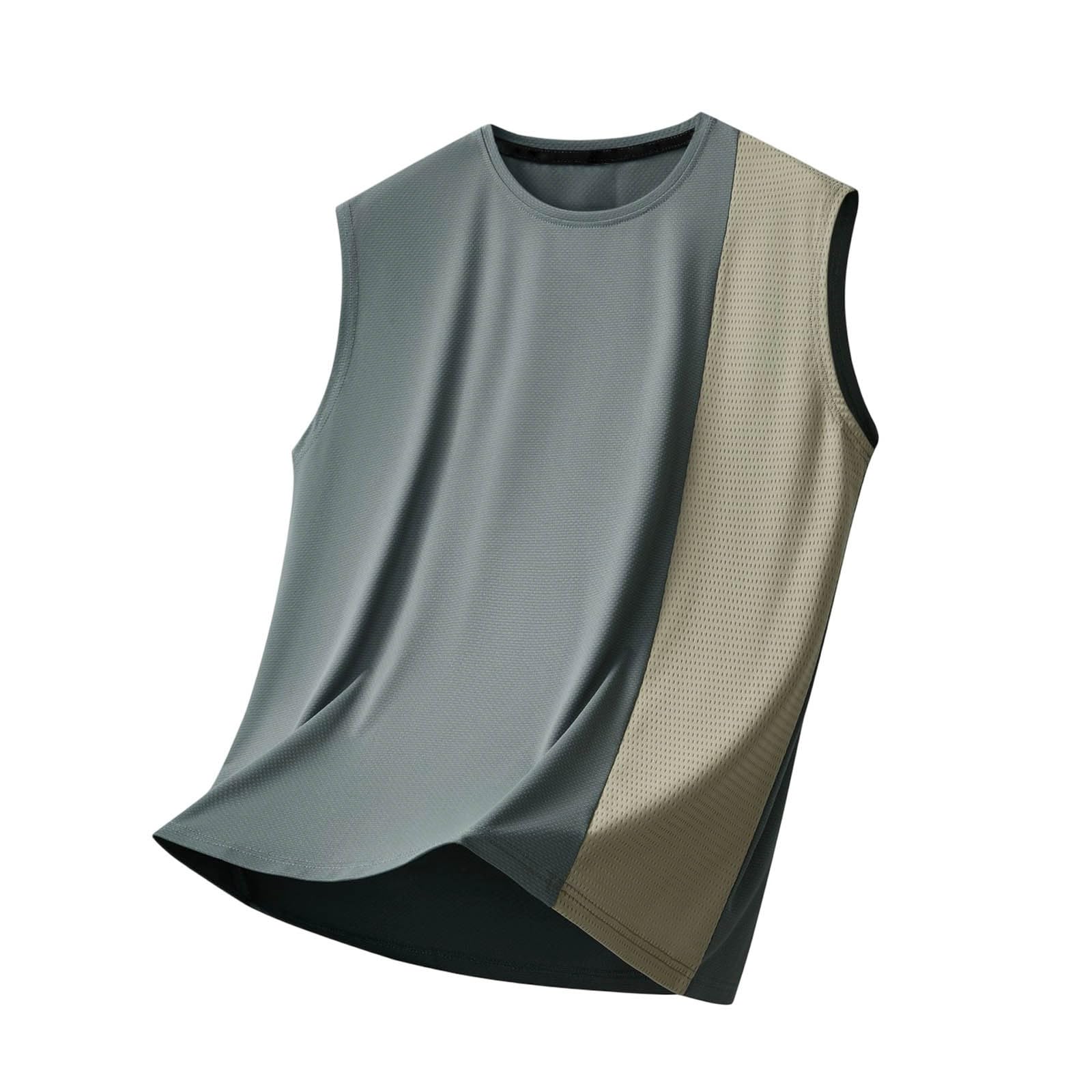 Camiseta de tirantes deportiva para hombre, sin mangas, de secado rápido, transpirable, sin mangas, camiseta deportiva