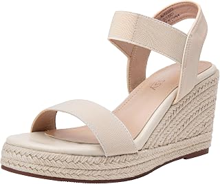 Jeossy Women's Espadrille Wedge Platform Sandals with Ankle Strap