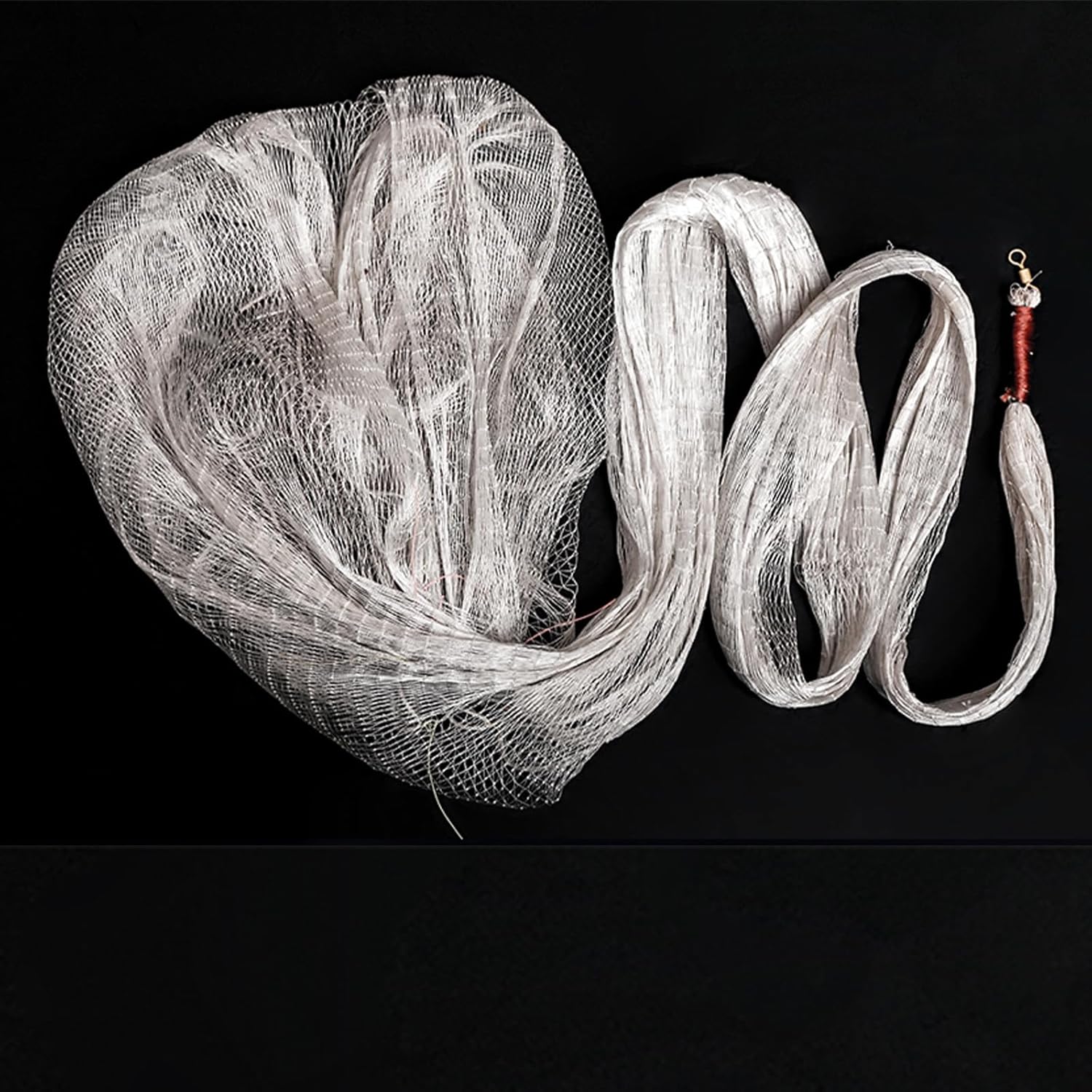 Fishing Net Cast Nets for Fishing Easy Throw Casting Net Handmade Nylon Cast Net 8Ft/10Ft/11Ft/13Ft Height with Heavy Duty Iron Sinker