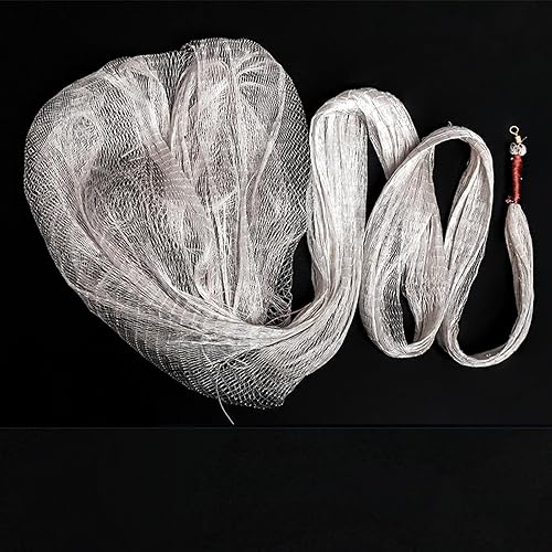 Miniatura 8 de Red de pesca para pesca fácil de lanzar, red de fundición hecha a mano, red de nailon fundido de 8 pies/10 pies/11 pies/13 pies de altura con