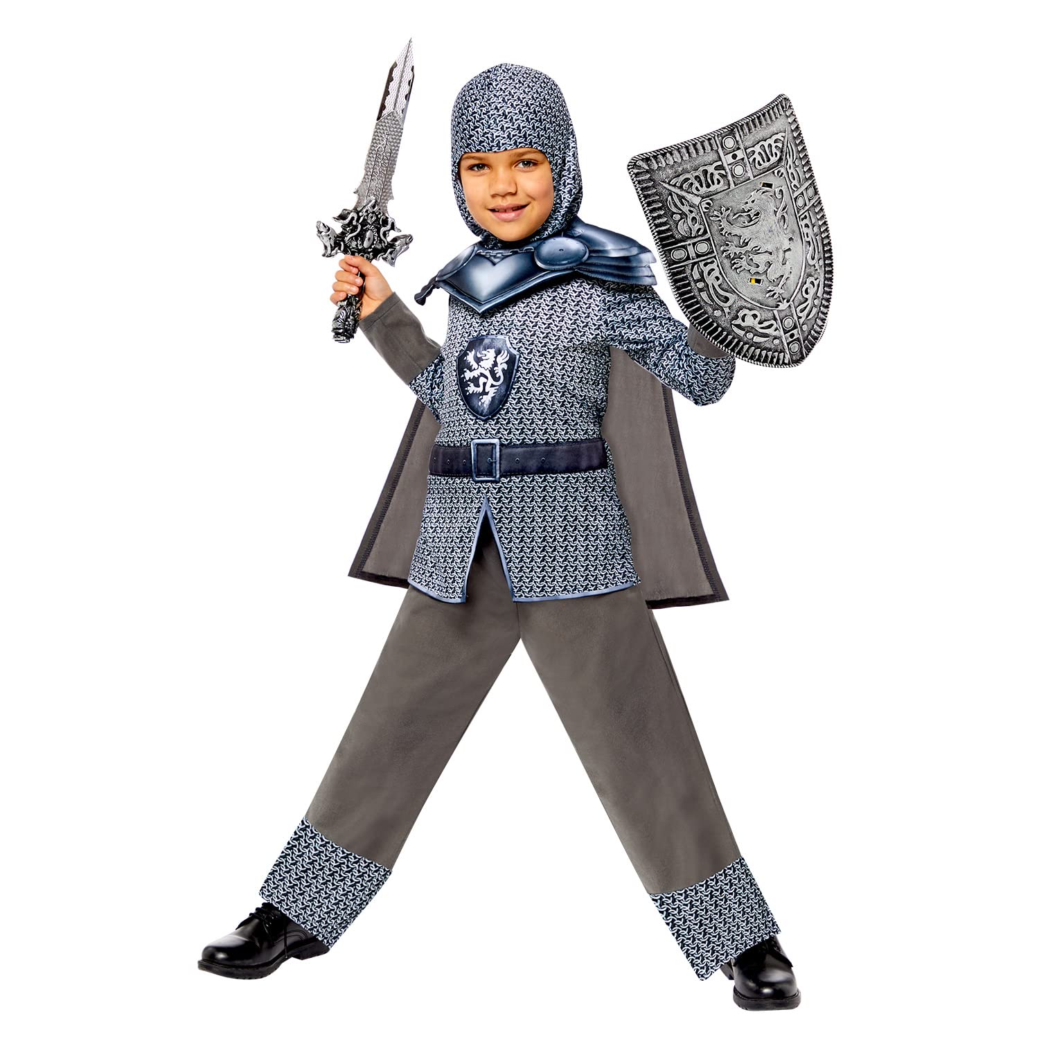 Medieval Knight Deluxe 10-12Ys - 6-8 Years