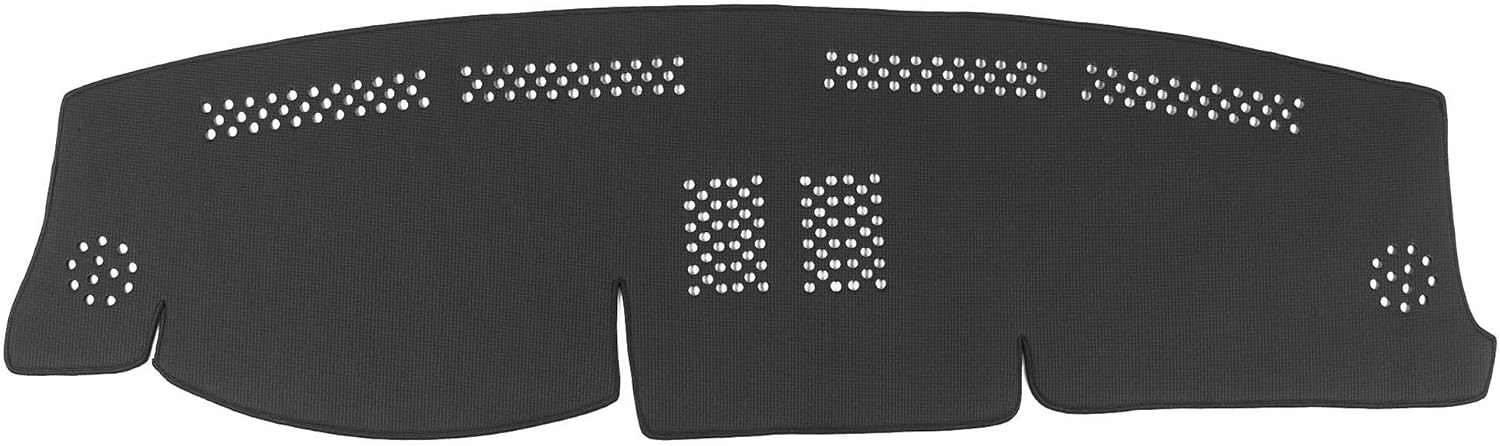 WellVisors Black Dash Mat Dashboard Cover Compatible with Honda 1996-2000 Civic Coupe Sedan Hatchback
